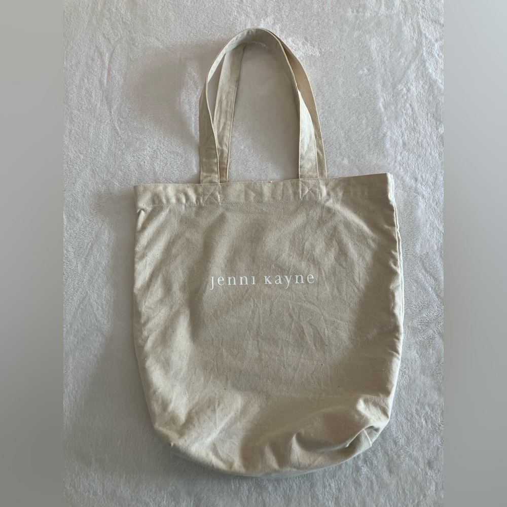 Jenni Kayne Small Canvas Shopping Tote Logo - Picture 7 of 17